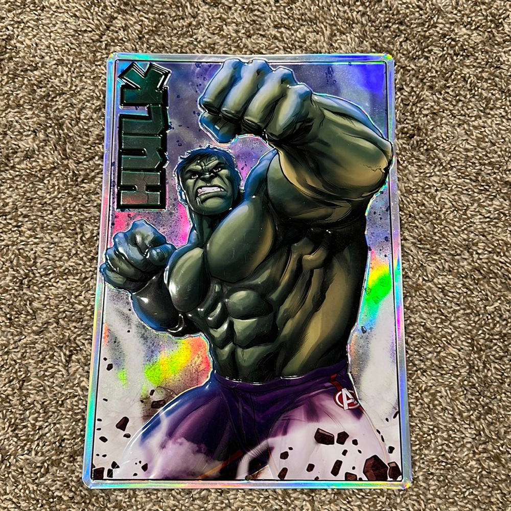 Marvel Hulk wall sign from Hobby Lobby